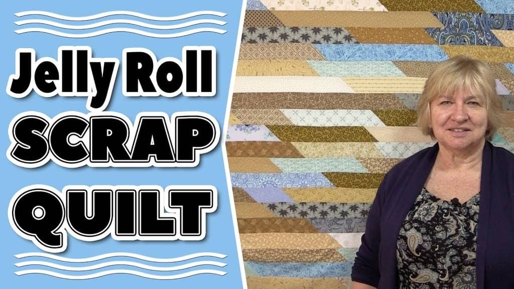 Jelly Roll Scrap Quilt