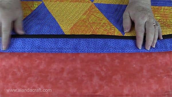 triangle-table-runner,quilting,craft,sewing