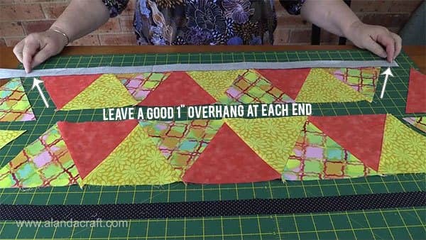 triangle-table-runner,quilting,craft,sewing