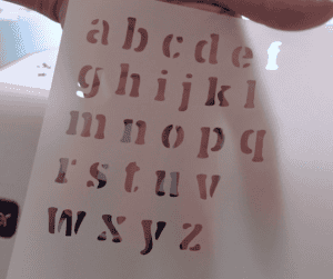 Brother Scan n Cut Tutorial: Making an Alphabet Stencil